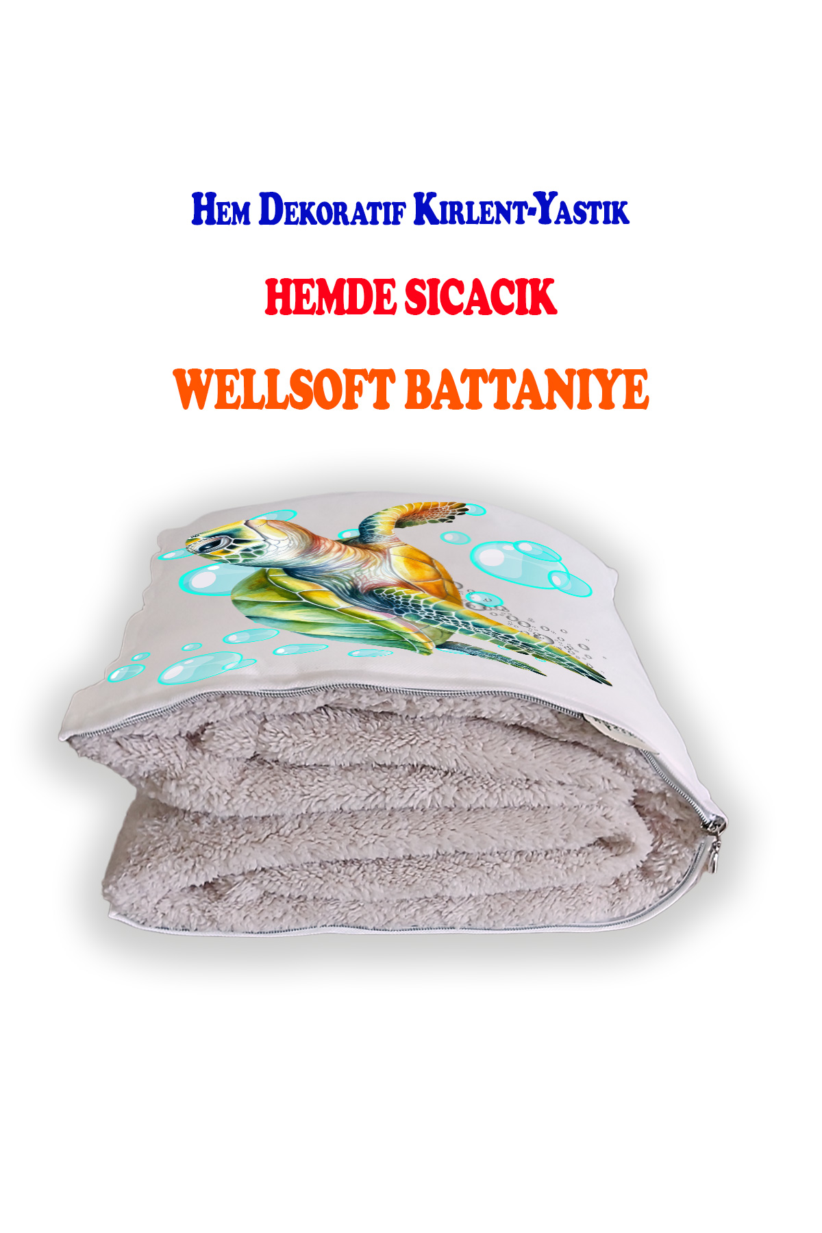 Caretta%20Tv%20Battaniyeli%20Opsiyonel%20Dekoratif%20Hediye%20Yastık