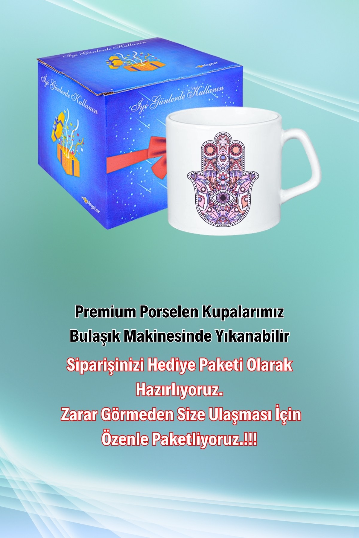 Mandala%20Fatma%20Ana%20Eli%20Nazarlık%20Baskılı%20Afilli%20Kupa%20Bardak%20Çay%20Kahve%20Fincanı