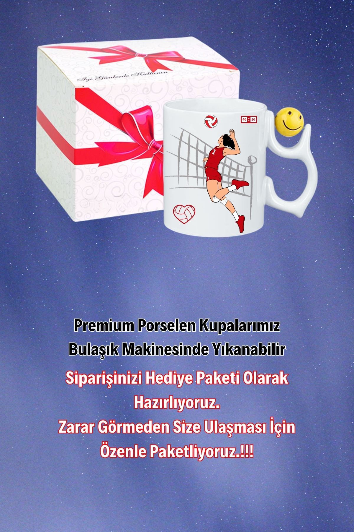 Voleybol%20Kadın%20Oyuncu%20Tema%20Baskılı%20Smile%20Emoji%20Toplu%20Kupa%20Bardak%20Çay%20Kahve%20Fincanı-1