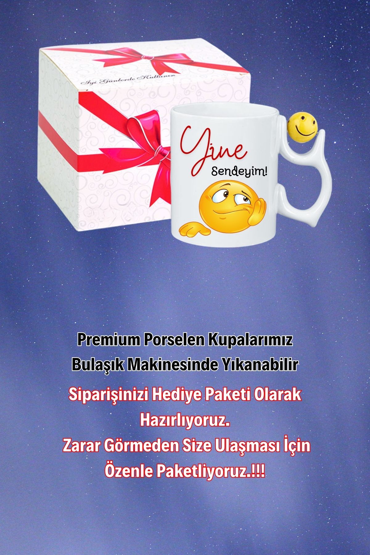 Yine%20Sendeyim%20Emoji%20Baskılı%20Smile%20Emoji%20Toplu%20Kupa%20Bardak%20Çay%20Kahve%20Fincanı