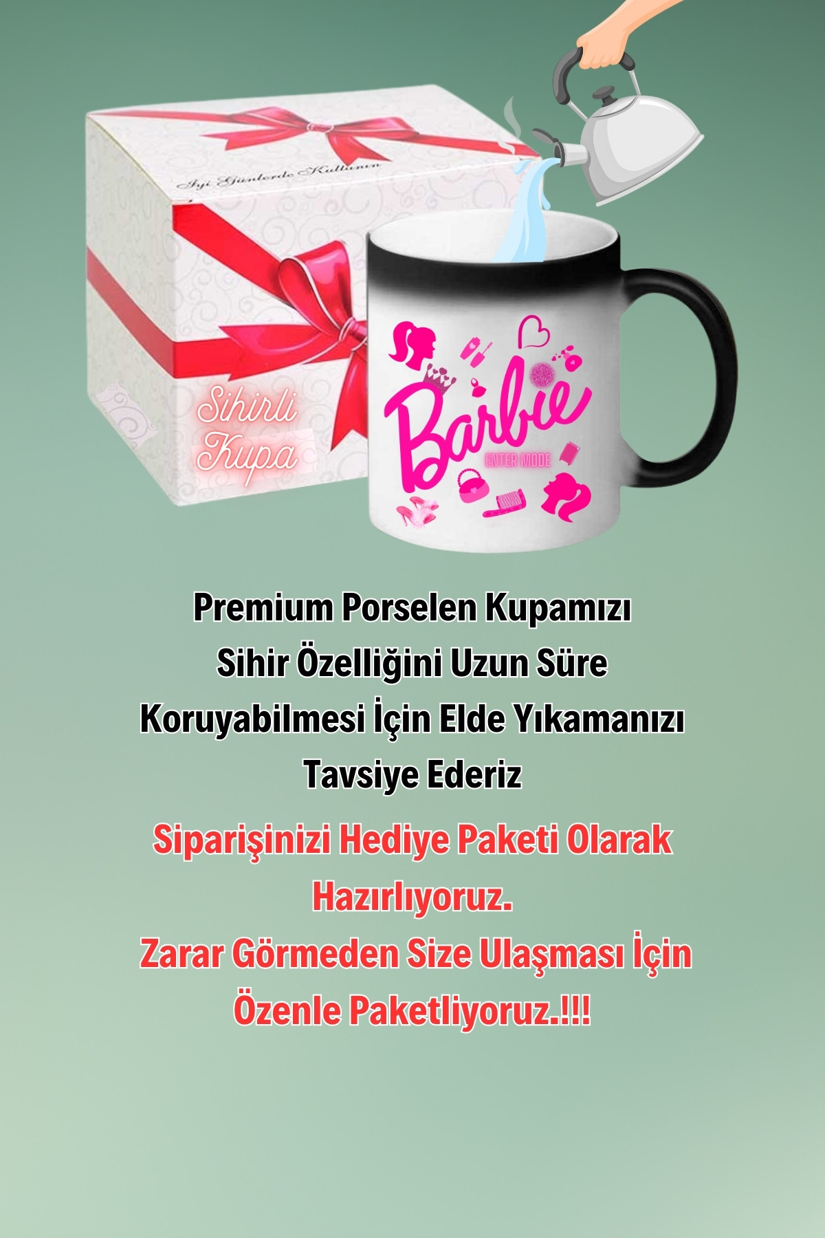 Barbie%20Enter%20Mode%20Baskılı%20Sihirli%20Kupa%20Bardak%20Çay%20Kahve%20Fincanı