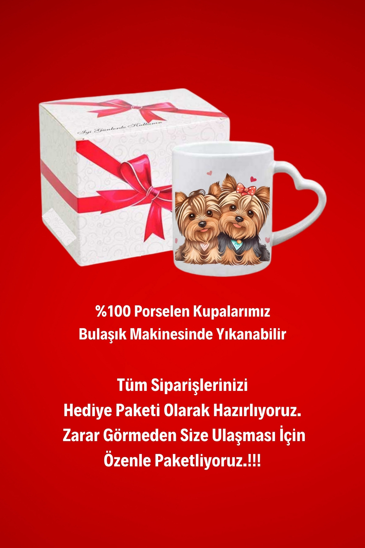 Sevgili%20Köpek%20Terrier%20Baskılı%20Hediye%20Kalp%20Kupa%20Bardak%20Porselen%20Çay%20Kahve%20Fincanı