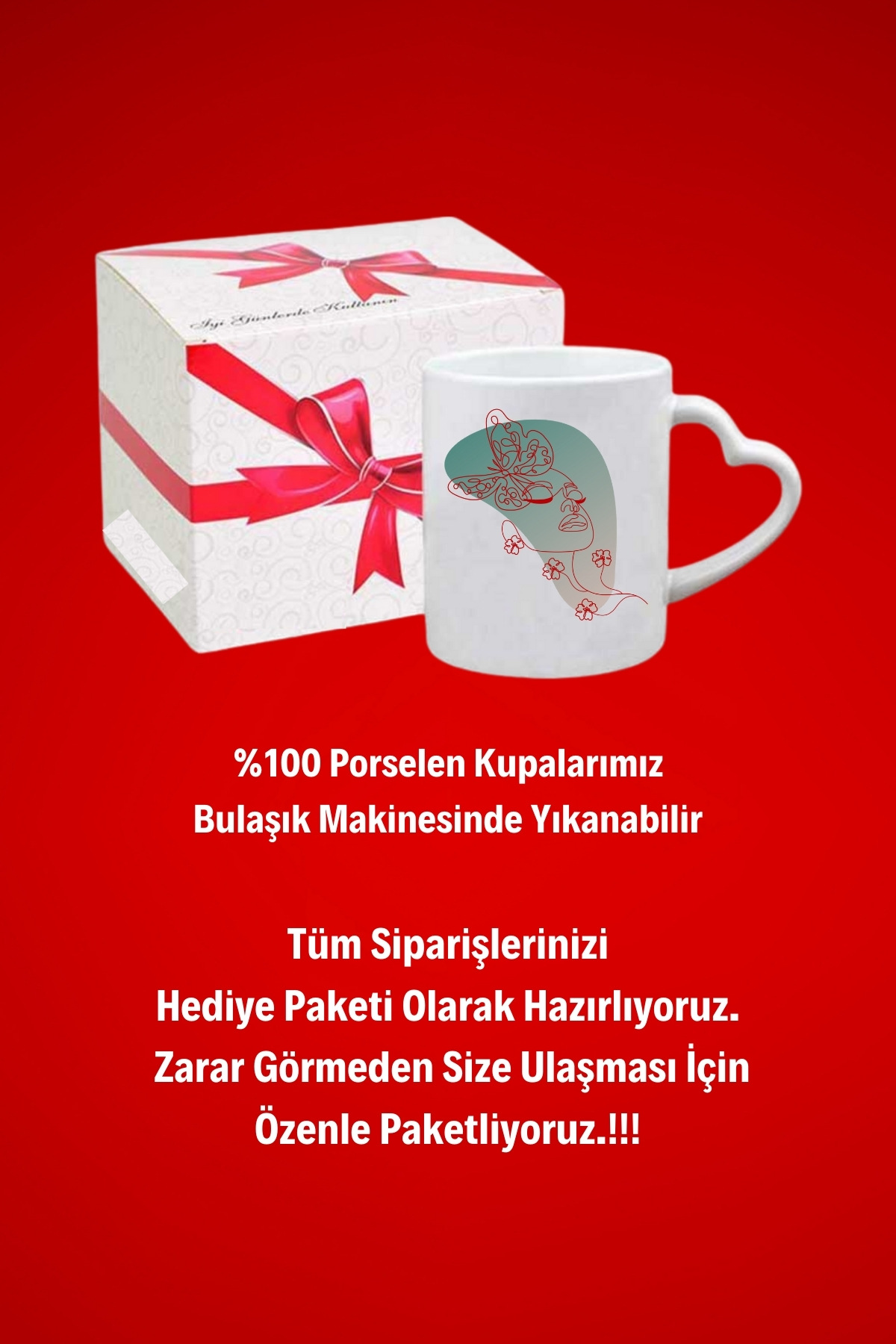 Kelebek%20Taçlı%20Kadın%20Siluet%20Baskılı%20Hediye%20Kalp%20Kupa%20Bardak%20Porselen%20Çay%20Kahve%20Fincanı