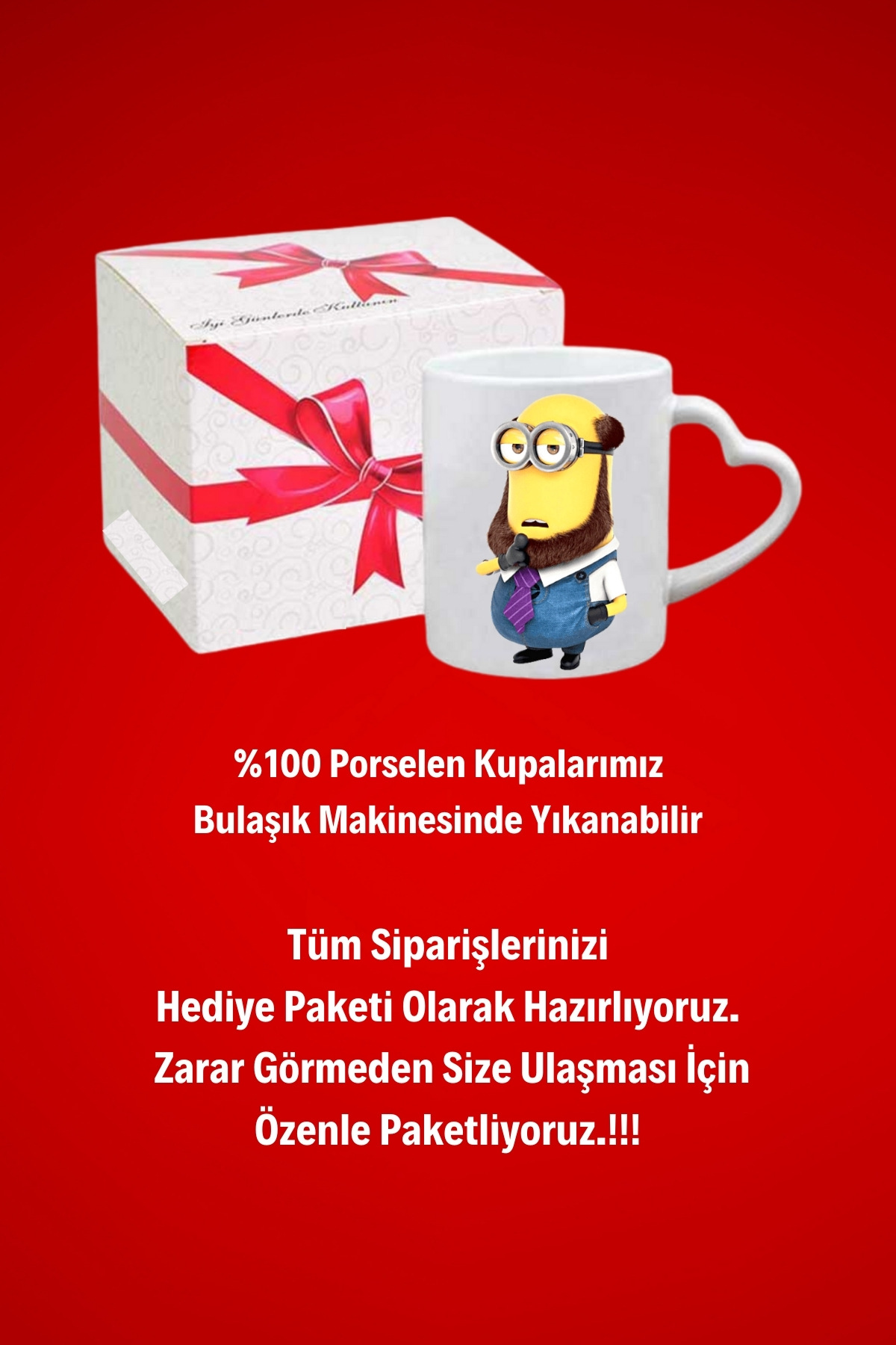 Minyonlar%20%20Baskılı%20Hediye%20Kalp%20Kupa%20Bardak%20Porselen%20Çay%20Kahve%20Fincanı%204