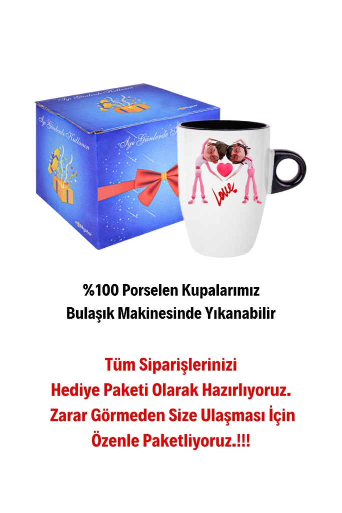 Mutlu%20Çiftler%20Love%20Baskılı%20Hediye%20Kupa%20Bardak%20Porselen%20Latte%20Filtre%20Kahve%20Fincanı