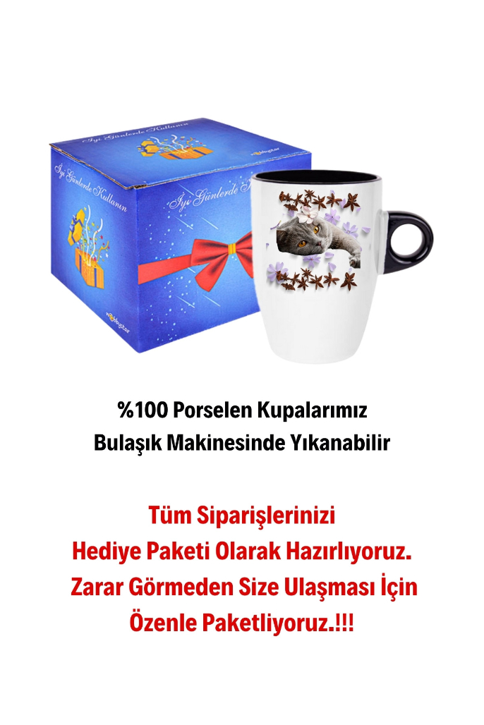 Sevimli%20Kedi%20Baskılı%20Kupa%20Bardak%20Porselen%20Latte%20Filtre%20Kahve%20Fincanı