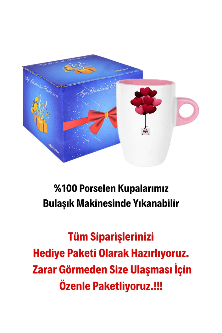 Uçan%20Kalpler%20Baskılı%20Kupa%20Bardak%20Porselen%20Latte%20Filtre%20Kahve%20Fincanı%20Hediye