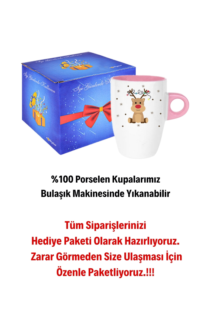 Yeni%20Yıl%20Geyik%20Kurabiye%20Baskılı%20Kupa%20Bardak%20Porselen%20Latte%20Filtre%20Kahve%20Fincanı