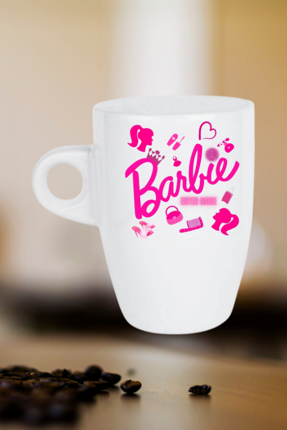 Enter%20Mode%20Barbie%20Baskılı%20Kupa%20Bardak%20Porselen%20Latte%20Filtre%20Kahve%20Fincanı