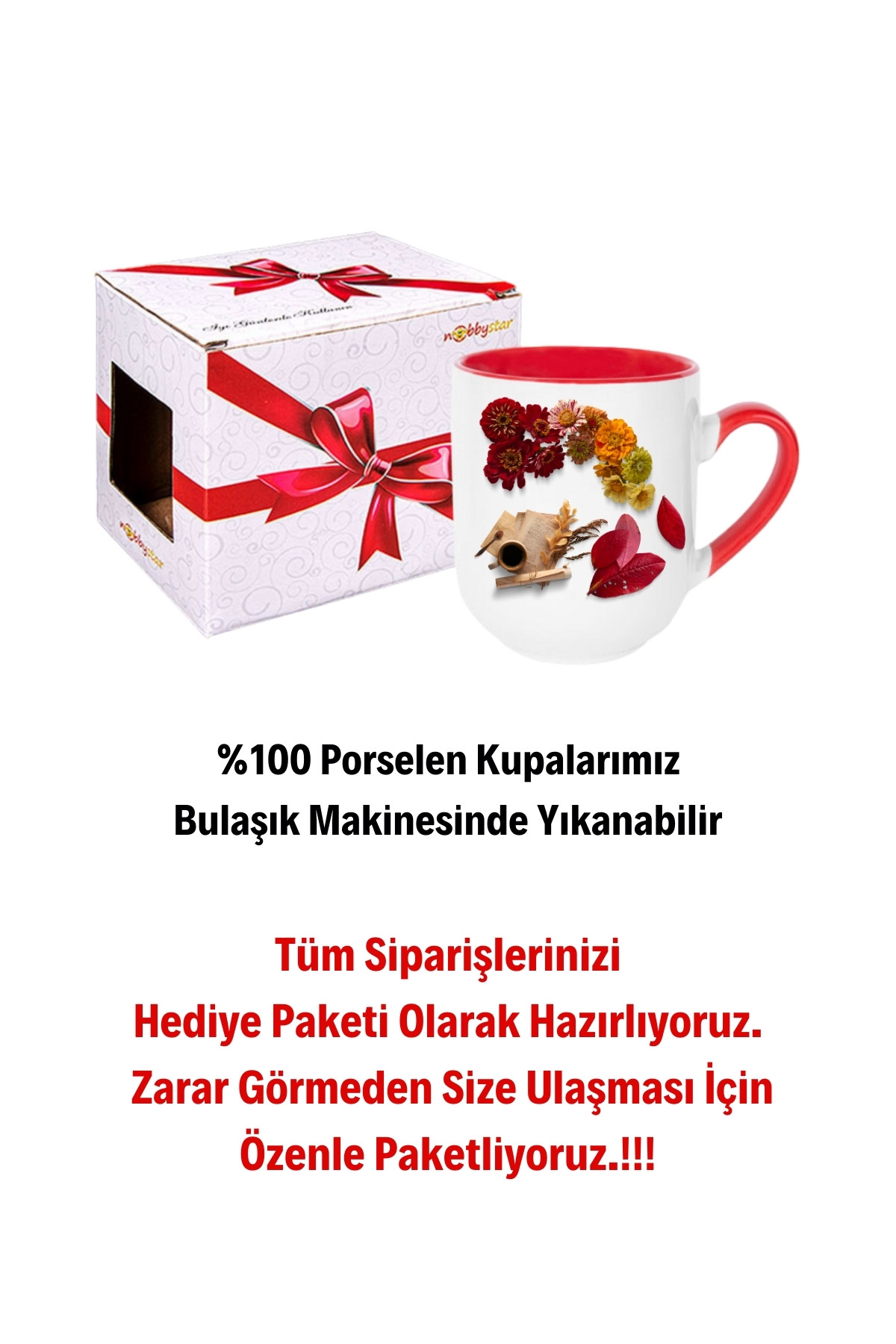 Romantik%20Sonbahar%20Baskılı%20İçi%20Kırmızı%20Lüx%20Kupa%20Bardak%20Porselen%20Çay%20Kahve%20Fincanı