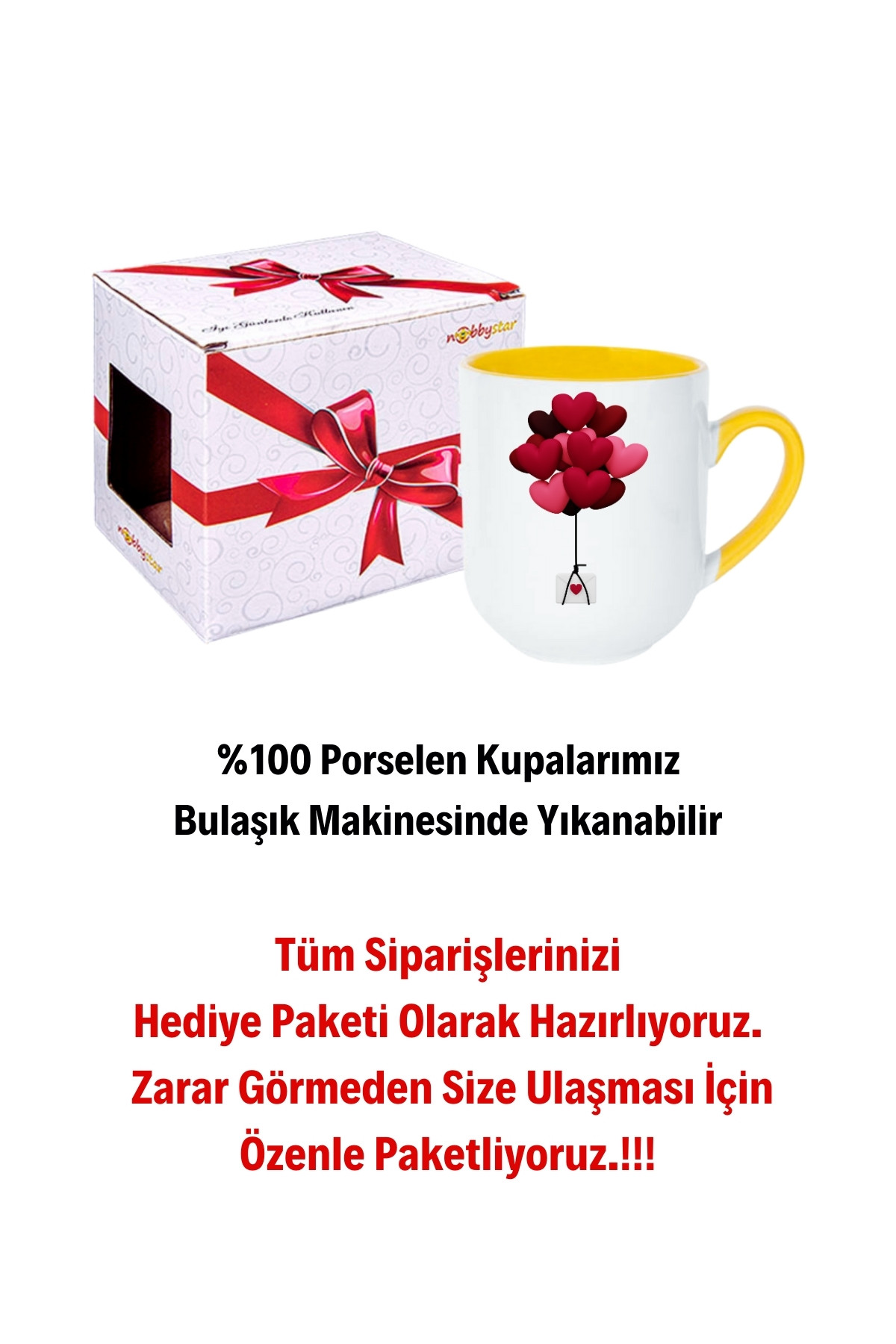 Uçan%20Kalpler%20Baskılı%20İçi%20Sarı%20Lüx%20Kupa%20Bardak%20Porselen%20Çay%20Kahve%20Fincanı%20Hediye