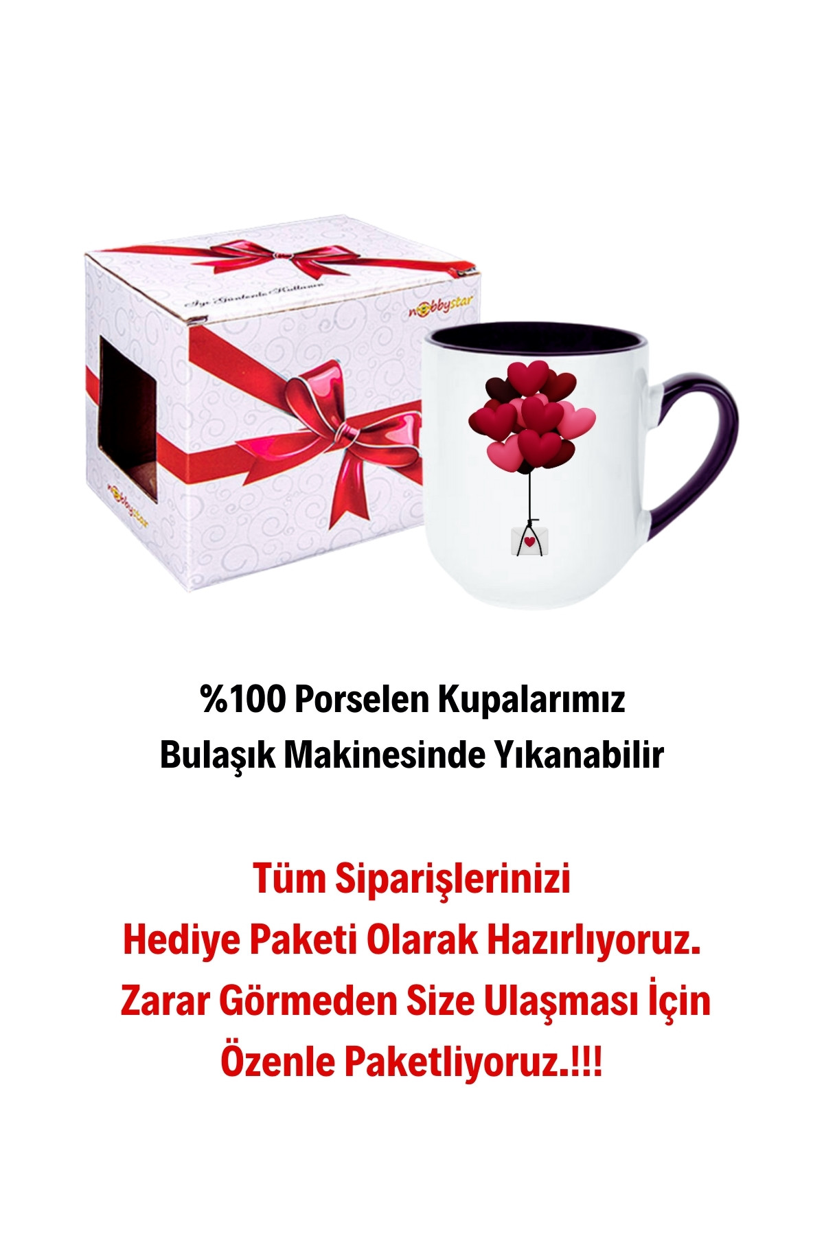 Uçan%20Kalpler%20Baskılı%20İçi%20Siyah%20Lüx%20Kupa%20Bardak%20Porselen%20Çay%20Kahve%20Fincanı%20Hediye