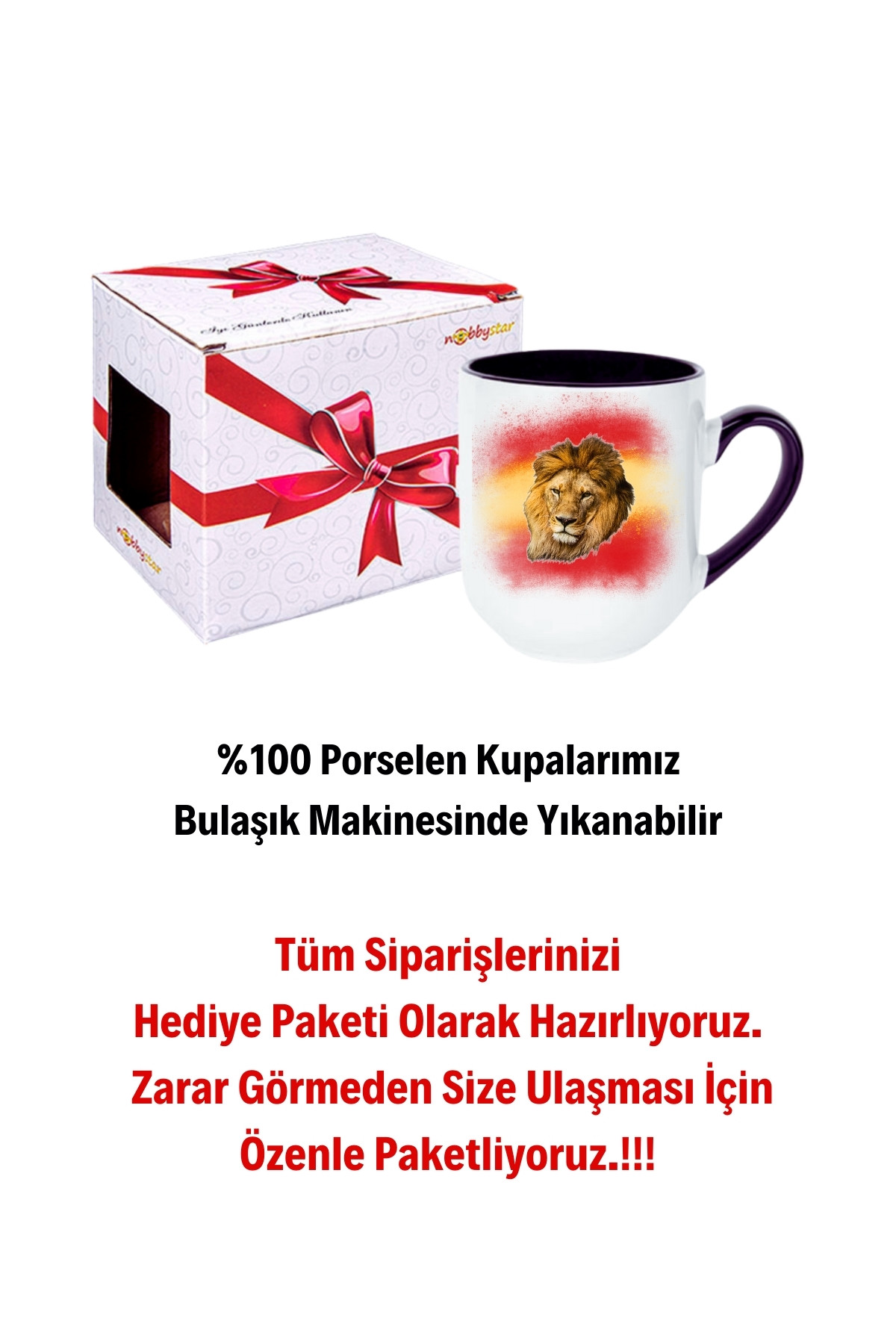 Taraftar%20Sarı%20Kırmızı%20Arslan%20Baskılı%20İçi%20Siyah%20Lüx%20Kupa%20Bardak%20Porselen%20Çay%20Kahve%20Fincanı