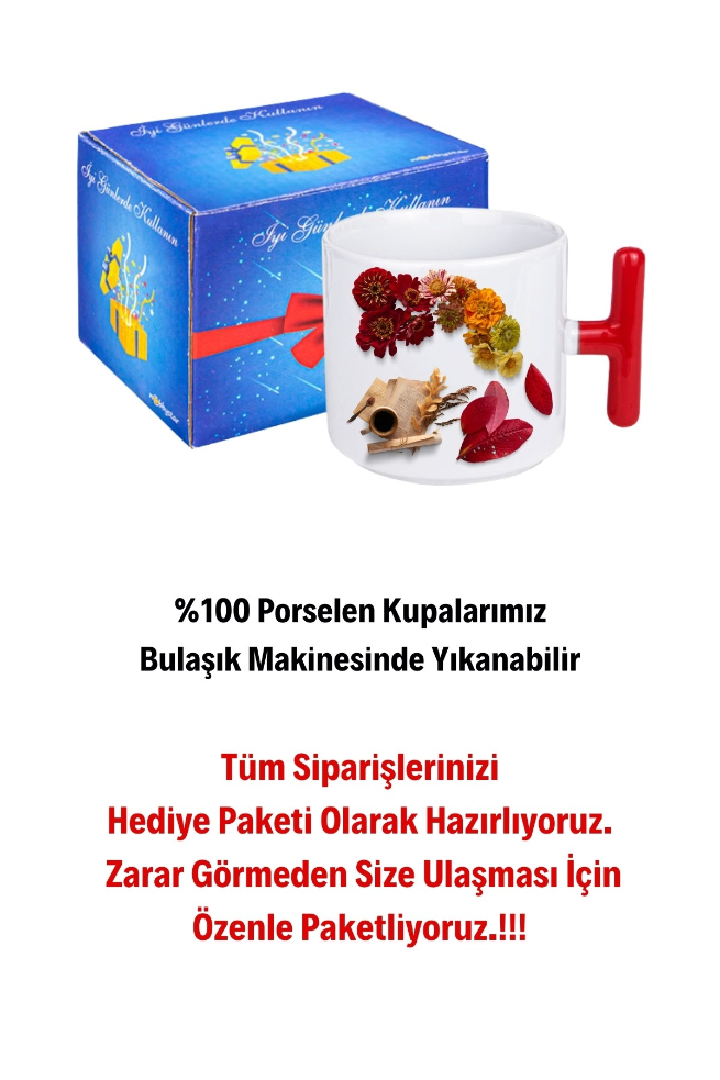 Romantik%20Sonbahar%20Baskılı%20Kırmızı%20T%20Saplı%20Kupa%20Bardak%20Porselen%20Çay%20Kahve%20Fincanı