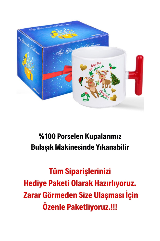 Yılbaşı%20Geyikli%20Kurabiye%20Baskılı%20Kırmızı%20T%20Saplı%20Kupa%20Bardak%20Porselen%20Çay%20Kahve%20Fincanı