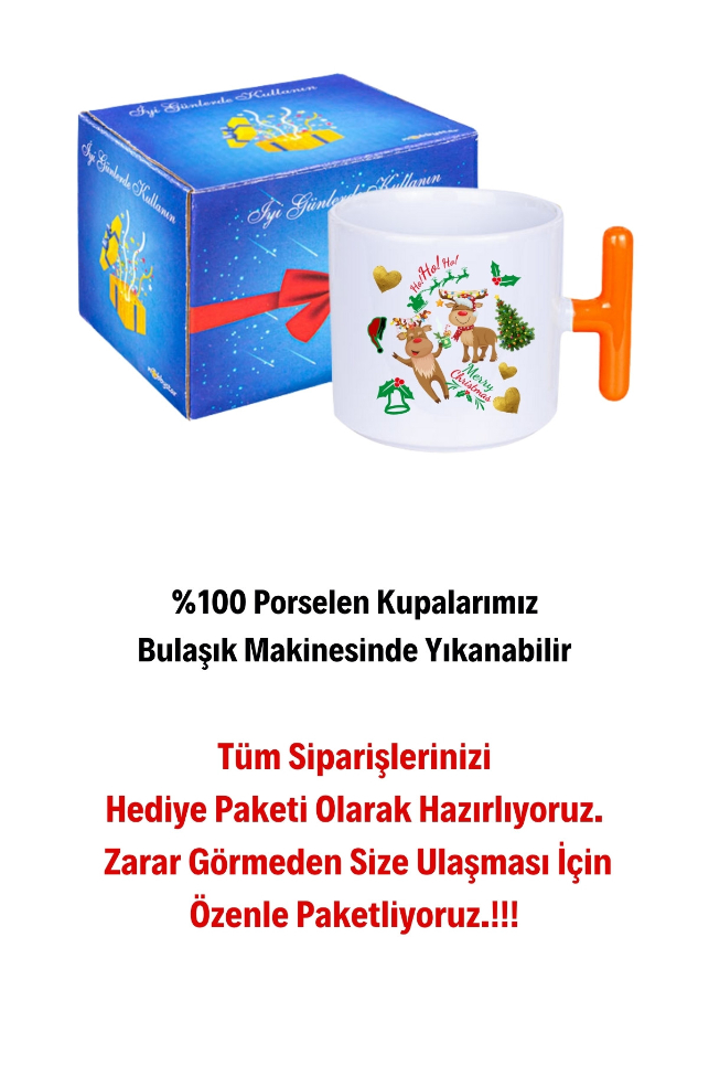 Yılbaşı%20Geyikli%20Kurabiye%20Baskılı%20T%20Saplı%20Kupa%20Bardak%20Porselen%20Çay%20Kahve%20Fincanı