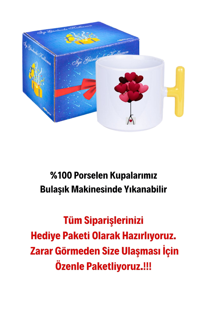 Uçan%20Kalpler%20Baskılı%20T%20Saplı%20Kupa%20Bardak%20Porselen%20Çay%20Kahve%20Fincanı%20Hediye