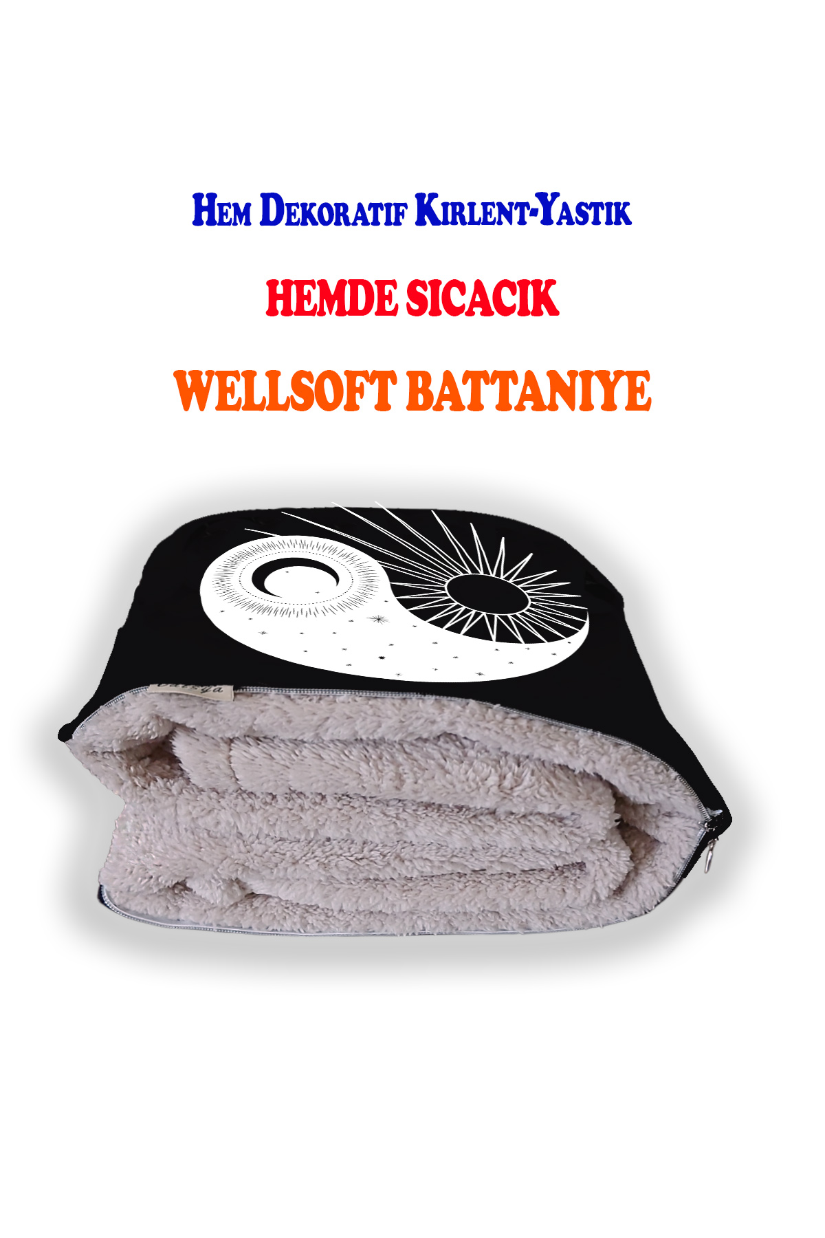 Ying%20Yang%20Zodyak%20Desenli%20İç%20Dolgusu%20Battaniyeli%20Araç%20İçi%20Opsiyonel%20Yastık%2038x38cm