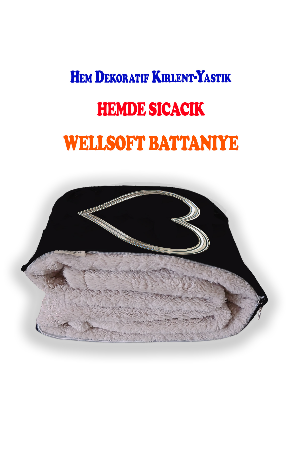 Camdan%20Kalp%20Desenli%20Opsiyonel%20Battaniyeli%20Yastık%2038x38cm