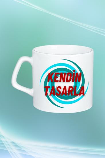 Baskılı Porselen Kupa Bardak Çay Kahve Fincanı