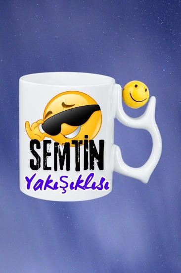 Baskılı Porselen Emoji Toplu Kupa Bardak Çay Kahve Fincanı