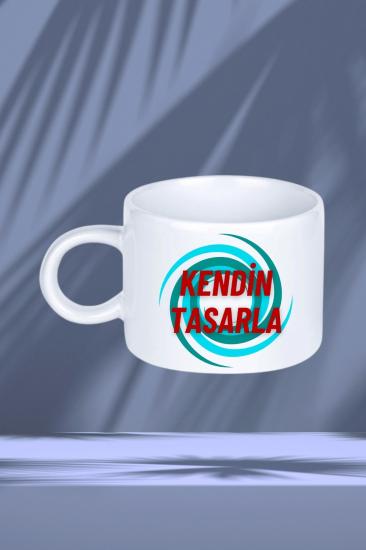 Baskılı Porselen Motto Kupa Bardak Çay Kahve Fincanı