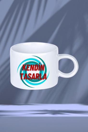 Baskılı Porselen Motto Kupa Bardak Çay Kahve Fincanı